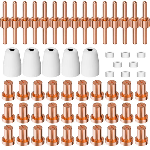 PT31 Plasma Cutter Consumables Kit Pro Grade Nozzles Electrodes And Tips For CUT 40 CUT 50 CT 312 Plasma Cutters