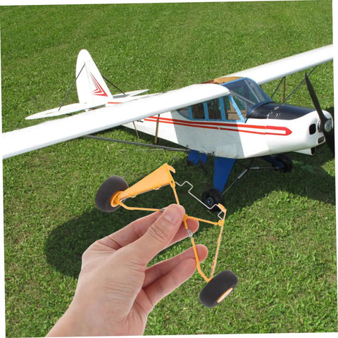 Lightweight RC Airplane Landing Gear Kit Easy Install For RC Plane Model Aircraft Durable Plastic Construction For Stable Landings And Smooth No Fuss Operation