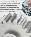 Stand Mixer Worm Gear Replacement Kit For Your Go To 3K Series Models Fits 3K45SS 3K5SS 3KSM150PSTBW0 3KSM150PSTCB0 Includes Gears And Accessories Replaces 4161531 4162897 4169830 Durable Aluminum Gear Easy Install, aluminum worm gear close-up