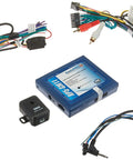 AP4-GM61 Amp Integration Interface for Select 2014 to 2019 GM Vehicles With Factory Bose Sound System, wiring and components displayed