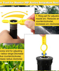 Sprinkler Tool Kit For Quick Irrigation Fix Compatible With Hunter MP Rotator PGP And Rain Bird 5000 Series Rotor Adjustment