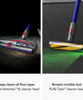 Digital Motorbar XL and Fluffy Optic cleaner heads for Gen5 Outsize Cordless Vacuum With 250AW Suction, all floor types cleaning.