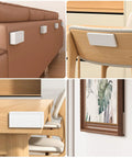 Heavy Duty EVA Foam Headboard Stoppers And Wall Protectors 18 Piece Set installed on furniture and walls to reduce vibration and noise.