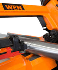 Heavy Duty Metal Band Saw With Stand For Home Shop, Auto Shutoff, Vertical Or Horizontal Use, cutting metal pipe