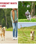 Different ways to use Backyard Dog Zip Line Kit With Anti Shock Trolley System 100 Ft Heavy Duty Run Cable