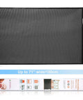 Retractable Baby Gate Extra Wide Mesh Safety Gate For Babies And Pets 34 Inches Tall Extends Up To 71 Inches Wide