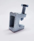 Universal Fit Zinc I Beam Cable Tray Mounting Clip Built Tough For Heavy Load Wire Management Hardware With Durable Finish For Commercial Jobs Straight Shooter Design with bolt detail.
