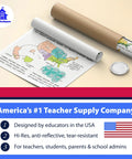 Six Poster Set Five Themes Of Geography For Social Studies Classrooms Teacher Approved Classroom Ready Includes Location Movement Human Environment Interaction Place Region And Summary Chart 12 By 18 Inches Made In USA tube