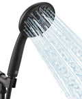 Handheld Shower Head With Beast Mode High Pressure And Seven Spray Settings, 59 Inch Stainless Steel Hose, Adjustable Mount