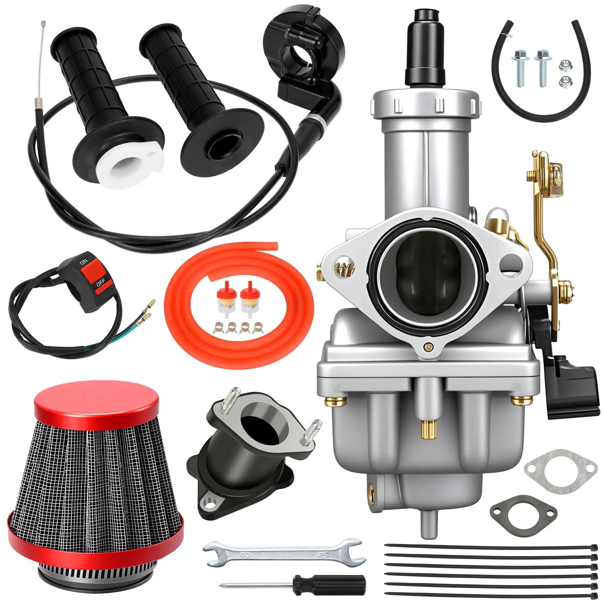 PZ27 Carburetor Kit 125-250cc with Throttle Cable ✓