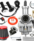 PZ27 Carburetor Kit for 125cc 150cc 200cc 250cc 4 Stroke Engines Bolt On With Throttle Cable Assembly Fits Dirt Bikes ATVs