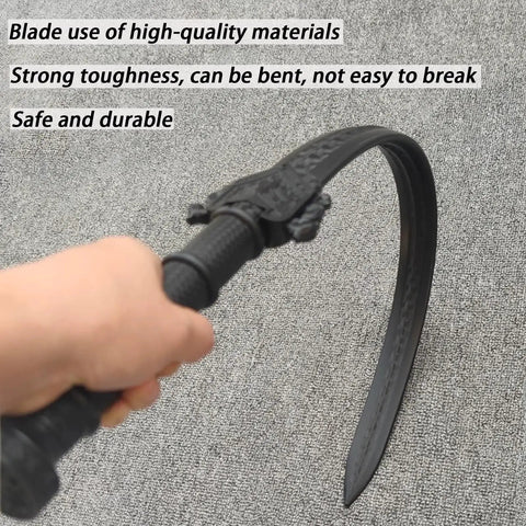 2 Pack Beefy High Strength Polypropylene Practice Swords flexing demonstration