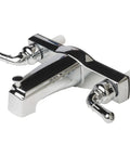 Two Handle Tub Shower Diverter With Chrome Finish And Lever Stops 8 Inch 3 Hole Installation Non Metallic Plastic Body Washerless Cartridge