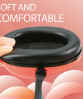 Kid Safe Noise Reduction Ear Muffs With Plush Cushions For Toddlers, Kids And Teens, detailed view of coral ear cushion
