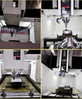 Industrial milling machines with Beefy Heavy Duty CNC Machine Work Light LED 12W Uplight illuminating metal parts