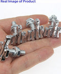 Finger Style Stainless Steel License Plate Bolts Kit 4 Pcs For Motorcycle Chopper Dope Windshield Trim Car Tag Frame Universal Replacement