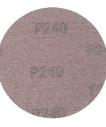 Premium 50 Pack Mesh Sanding Discs With Hook And Loop Backing For Drywall Plus Wood And Metal, texture close-up view.