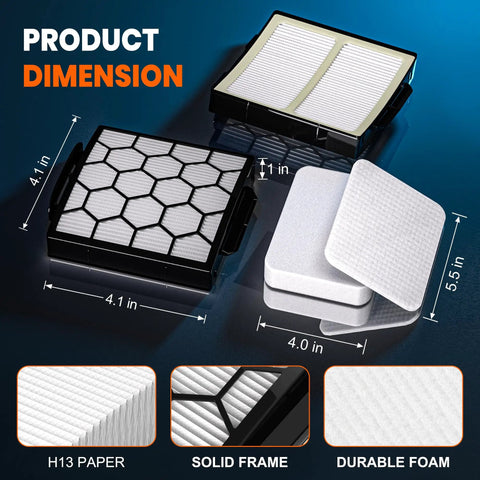 Premium Vacuum Filter Replacement For NV250 And Compatible With ZU102 ZU100 ZU60 ZU62 ZU51 upright vacuums