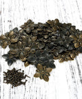50 Pack Vintage Upholstery Nails Heavy Duty Iron Decorative Tacks For Furniture Makeover Rust Resistant Plated Surface floral design