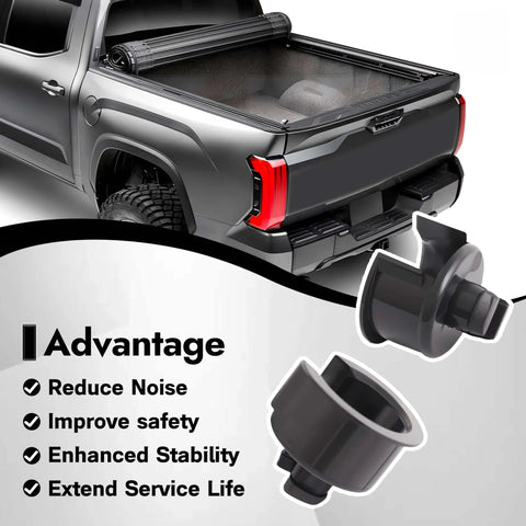 2 Pcs Tailgate Hinge Bushing Insert For 2007 Through 2024 Toyota Tundra SR And SR5 Rear Right Passenger Side Tail Gate Replacement 661100C020