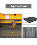 Honeycomb Working Table For CO2 Laser Engraver CNC Router 500x700mm Aluminum Frame With Galvanized Steel Body in use