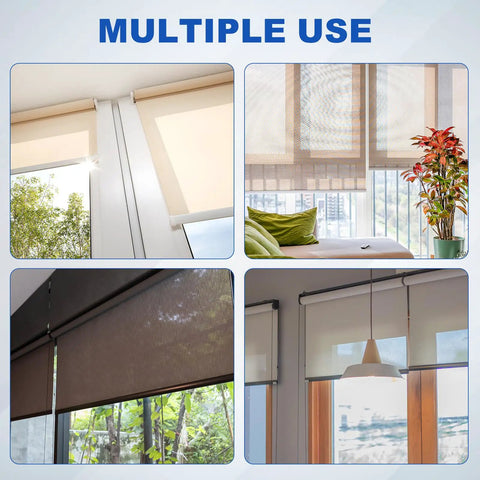 Hella Durable Replacement Clutch Plugs For 1.5 Inch Roller Blinds, Universal 28mm Curtain Rod Repair Kit In Top Shelf Brown Plastic, No Brainer Quick Fix For Indoor Outdoor Sunshade Shades And Track Systems