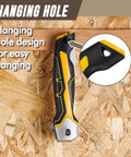KATA folding drywall jab saw with yellow-black soft-grip handle and 7TPI triple-teeth 65Mn steel blade for wallboard