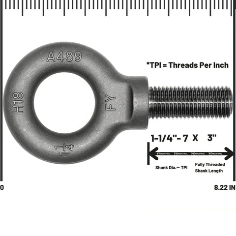 Heavy Duty Lifting Shoulder Eye Bolt For Rigging And Overhead Loads Tough As Nails Steel Build Gives You Peace Of Mind Making Every Rig A No Sweat Job Perfect For Contractors And Builders Needing Solid Daily Support