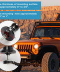 Waterproof All Weather Marine AM FM Antenna For Golf Cart ATV UTV RV Boat Truck Tractor Yacht Pontoon With Mounting Base Flexible Mast Radio Antenna For Car Stereo And Outdoor Use displayed with vehicle and mounting detail.