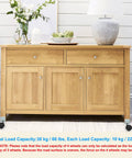 Slick Roll 1.5 Inch Swivel Casters With 1 Inch U Bracket 4 Pack under wooden furniture with vase and lamp