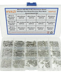 All In One Stainless Steel Phillips Pan Head Machine Screws And Hex Nuts Assortment Kit In Metric M2 M2.5 M3 Sizes Box