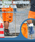 Pro Grade Nitrile Work Gloves Built Tough 10 Pack Blue Heavy Duty Oil And Chemical Resistant Safety Gear With Superior Non Slip Grip for industrial work.