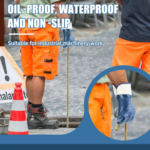 Pro Grade Nitrile Work Gloves Built Tough 10 Pack Blue Heavy Duty Oil And Chemical Resistant Safety Gear With Superior Non Slip Grip for industrial work.