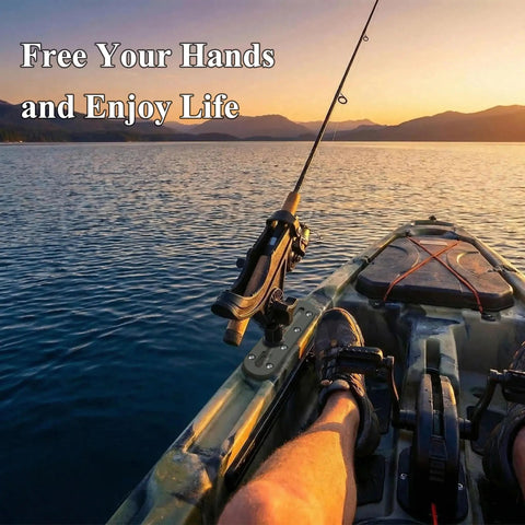 Low Profile Kayak Track Rail System For Universal Mounts With Rock Solid Nylon And 304 Stainless Steel Build, Fits Fishing Rod Holders, Cup Holders, Paddle Holders, Anchors, Fish Finders, And More Kayak Accessories on kayak deck