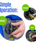 Simple operation of Tri-Fuel Portable Generator With Remote Electric Start, Transfer Switch Ready, 12500 Peak Watts Gas Propane Natural Gas