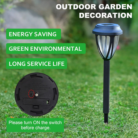 10 Pack Solar Pathway Lights Outdoor Auto On Off Waterproof Garden Landscape Lighting Warm White For Lawn Patio Yard Walkway Deck Driveway No Wiring Now with energy-saving features.