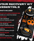 Beefed Up Off Road Recovery Kit 9 Ton With Tow Strap Snatch Block Tree Saver D Ring Shackles Winch Line Dampener Bag And Gloves