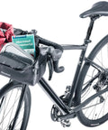 Mondego HB 8 Bike Bag For Commuting, lightweight 8 liter handlebar pack on bike with reflective details and gear loops