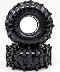 Batwing Tread 58mm 1.0 Inch RC Crawler Tires 4 Pack For TRX4M SCX24 AX24 Ultra Soft Sticky Rubber For Mud Dirt And Wet Rocks