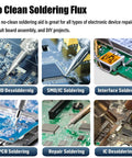 No Clean Soldering Flux 223 High Viscosity Pro Grade Paste Solder Flux 10mL Syringe used in electronics repair