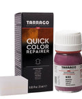 No Sweat Quick Color Leather And Canvas Dye For Beat Up Kicks Boots Bags And Coats In Bold Purple 25 Ml Tube and applicator sponge.