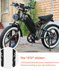 Beefy Fat Tire Suspension Fork With Oil Spring For 4.0 Wide Tires, 180 MM Travel on a black beach ebike with white tires.