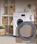 Washer Door Boot Gasket Replacement For LG And Kenmore Front Load Washers displayed next to a washing machine