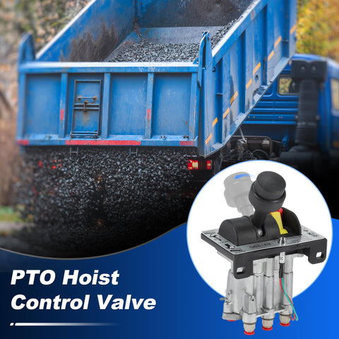 PTO Hoist Air Shift Control Valve For Dump Trucks Pneumatic Control Valve Dual Valve Air Kit For Dump Pumps Replacement AV 295 AV295 328388 79X WA201X K90 Apsco Compatible