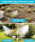 Electric Sprayer Wand With 31 Inch Telescoping Pole, 3 Adjustable Pressures in garden settings