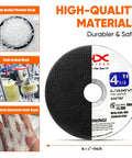 Dead Reliable 4 5 Inch Cut Off Wheels With Double Layer Fiberglass Mesh For Angle Grinders Heavy Duty Thin Cutting Discs including premium aluminum oxide grain.