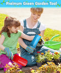 Woman and girl using Big 9 Inch Beach Sand Shovels Set For Kids And Adults, Tough Spade And Scoop Tools in garden