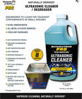 Badass Ultrasonic Cleaner And Degreaser Concentrate 128 Oz for cleaning carburetors, fuel injectors, and engine parts.