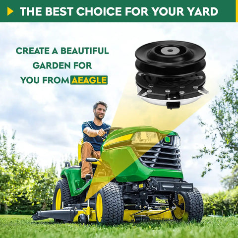PTO Clutch Replacement For Husqvarna Craftsman Jonsered Ferris Dixie Chopper Ogura One And One Eighth Inch Shaft Fits 48 Inch And 54 Inch Decks GT2254 GT48XLS GT52XLS GTH2548 GTH2654 GTH250 GT54LS on lawn tractor