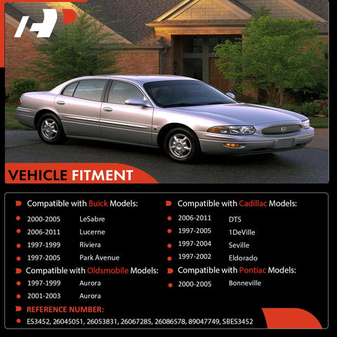 Beefy Front Outer Tie Rod End Replacement For Buick Cadillac And Pontiac Durable Aftermarket Part To Fit LeSabre Lucerne Park Avenue Riviera DeVille DTS Eldorado Seville Aurora Bonneville And More.